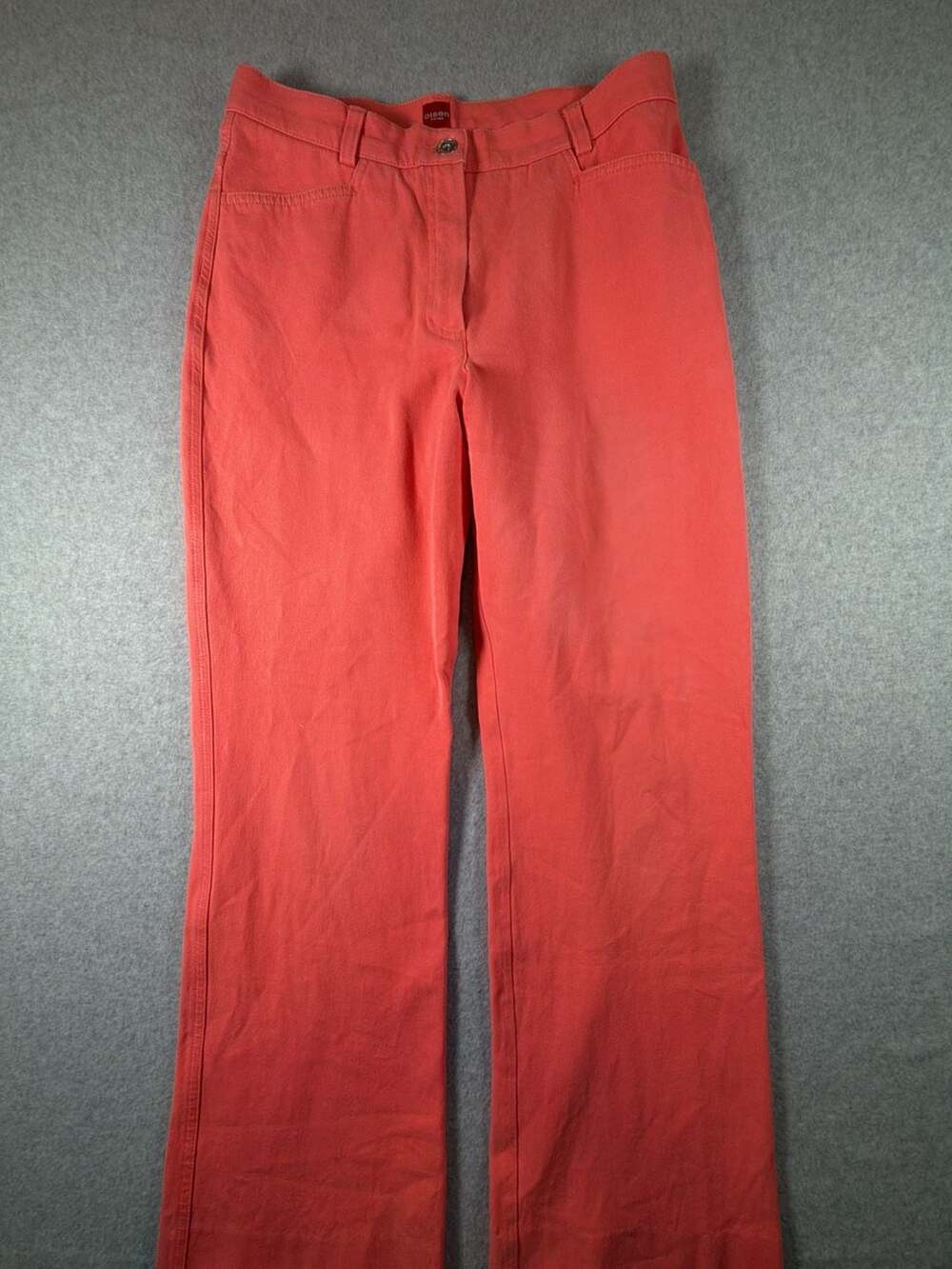 Olsen Europe Mona Coral Cotton Blend Stretch Pants